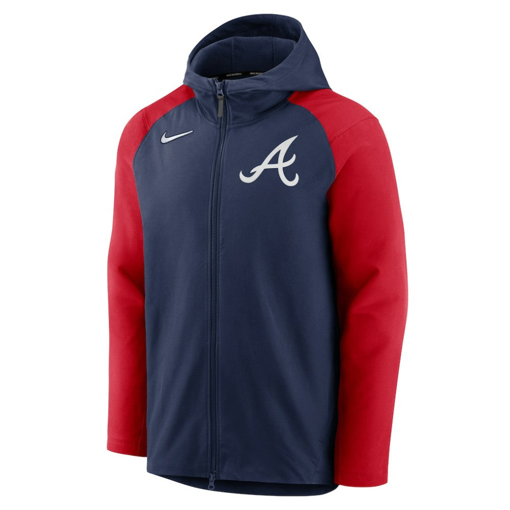 Atlanta Braves Nike Authentic Collection Performance Raglan Full-Zip Hoodie Sale