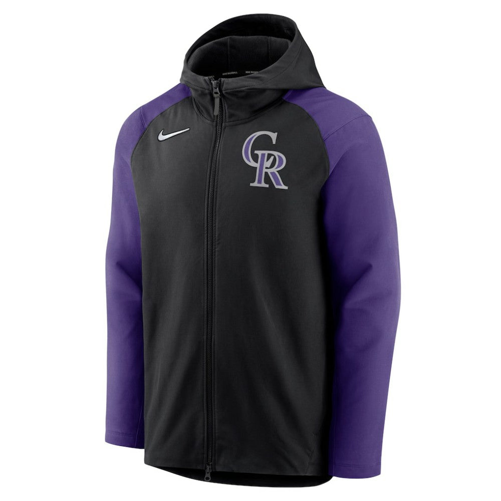 Colorado Rockies Nike Authentic Collection Performance Raglan Full-Zip Hoodie Discount