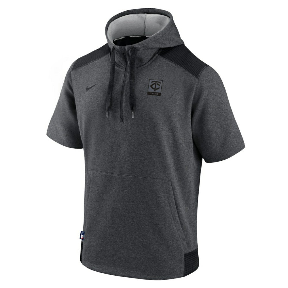 Minnesota Twins Nike Authentic Collection Dry Flux Performance Quarter-Zip Short Sleeve Hoodie Online