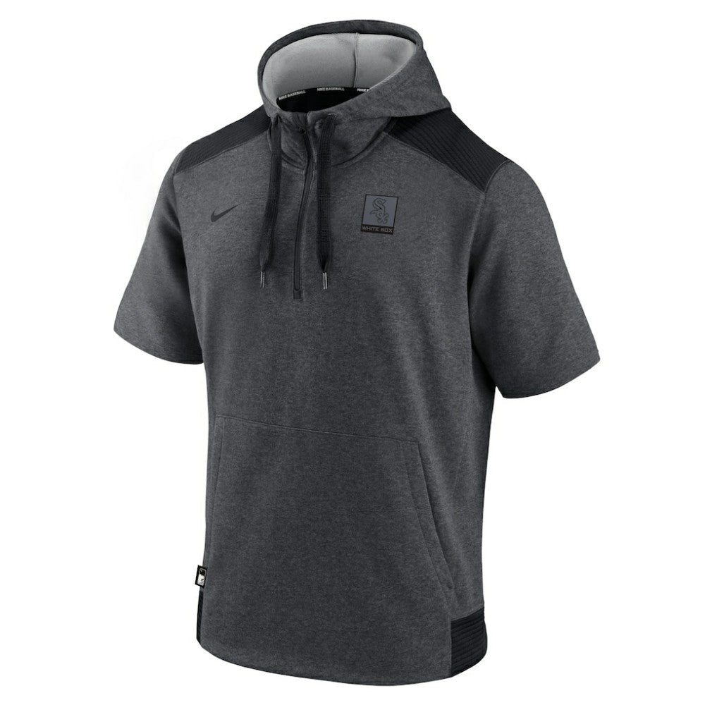 Chicago White Sox Nike Authentic Collection Dry Flux Performance Quarter-Zip Short Sleeve Hoodie Online