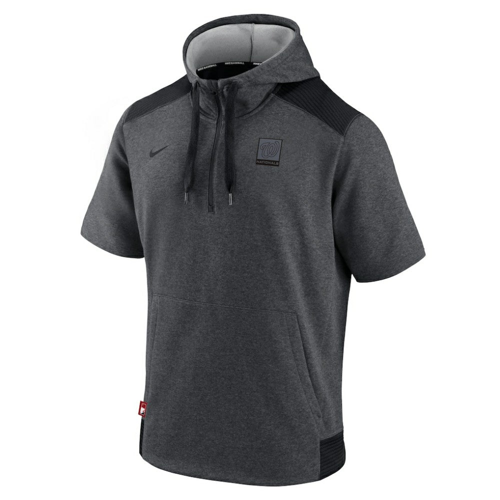 Washington Nationals Nike Authentic Collection Dry Flux Performance Quarter-Zip Short Sleeve Hoodie Online