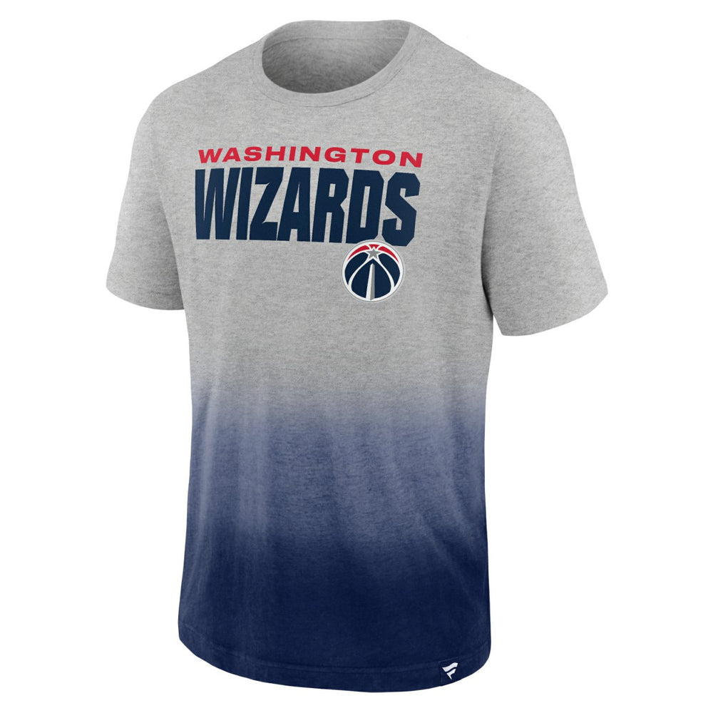 Fanatics Washington Wizards Board Crasher Dip-Dye T-Shirt Heathered Gray/Navy