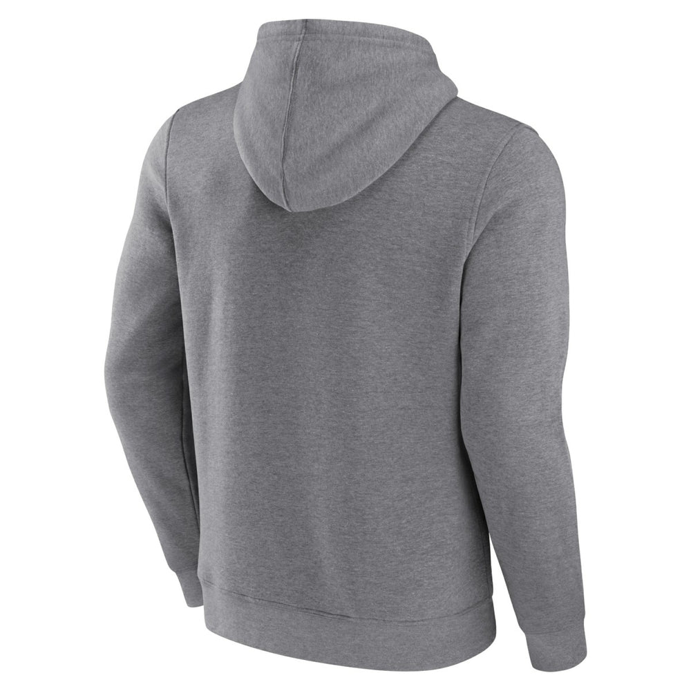 Fanatics Toronto Raptors Off The Bench Color Block Pullover Hoodie Heathered Gray
