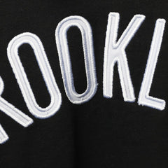 Fanatics Brooklyn Nets Big & Tall Double Contrast Pullover Hoodie Black/White