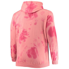 Fanatics Chicago Bulls Big & Tall Wordmark Cloud Dye Pullover Hoodie Red