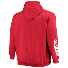 Fanatics Houston Rockets Big & Tall Team Wordmark Pullover Hoodie Red