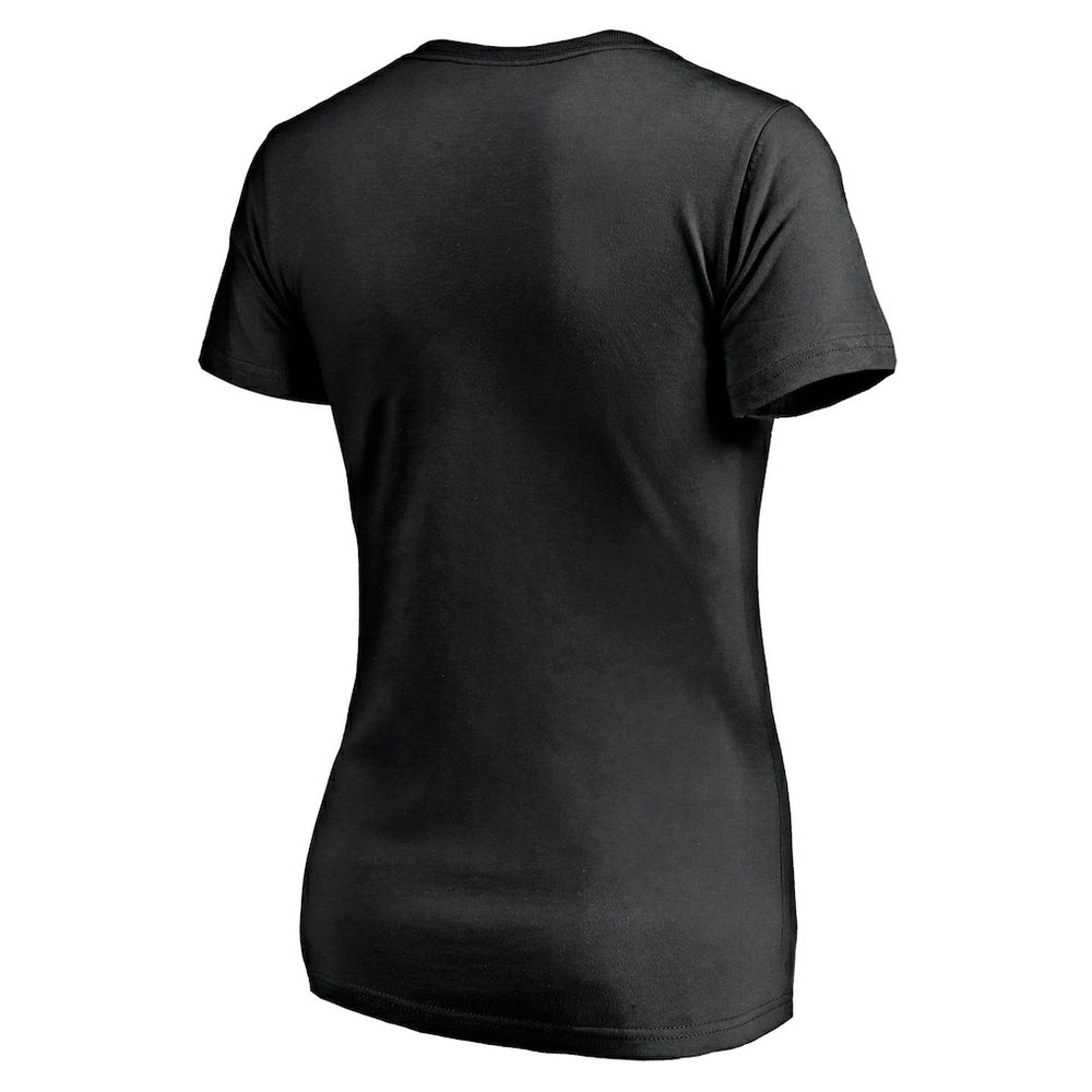 Alvin Kamara New Orleans Saints Women's Checkdown V-Neck T-Shirt - Black - NFL
