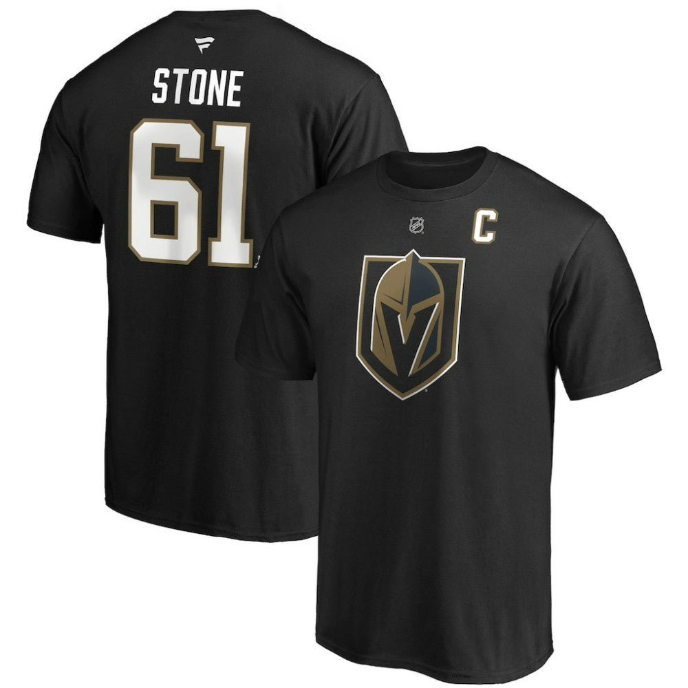 Mark Stone Vegas Golden Knights Fanatics Authentic Stack Player Name & Number Captain Patch T-Shirt - Black | Fanatics near me