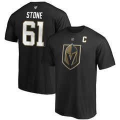 Mark Stone Vegas Golden Knights Fanatics Authentic Stack Player Name & Number Captain Patch T-Shirt - Black | Fanatics near me
