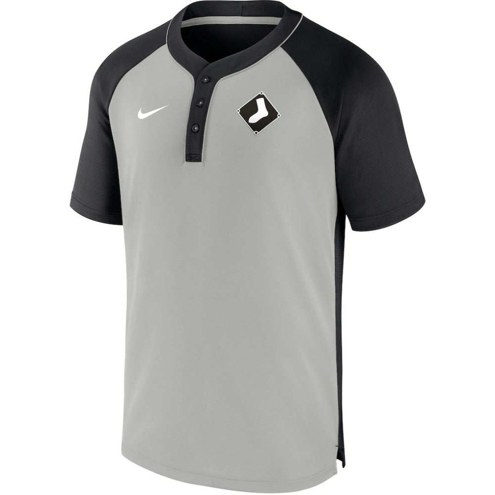 Chicago White Sox Nike City Plate Performance Henley Raglan T-Shirt Discount