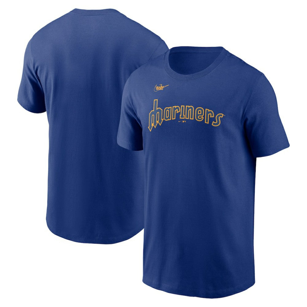 Seattle Mariners Nike Cooperstown Collection Wordmark T-Shirt Online