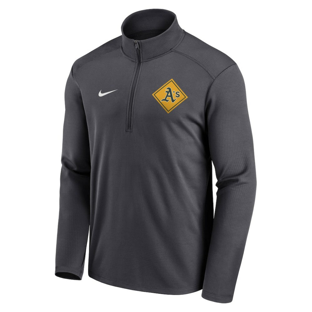 Athletics Nike Diamond Icon Pacer Performance Quarter-Zip Windbreaker Top for sale
