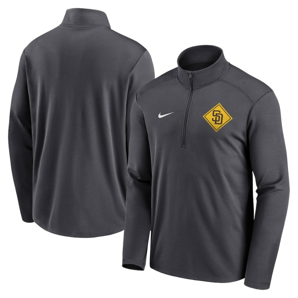 San Diego Padres Nike Diamond Icon Pacer Performance Quarter-Zip Windbreaker Top for sale