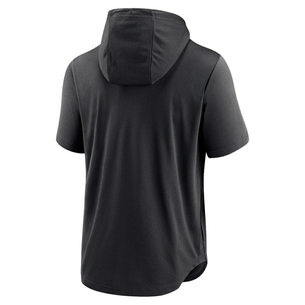 Colorado Rockies Nike Lockup Performance Short Sleeve Lightweight Hooded Top for sale