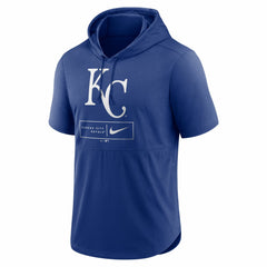 Kansas City Royals Nike Lockup Performance Short Sleeve Lightweight Hooded Top for sale