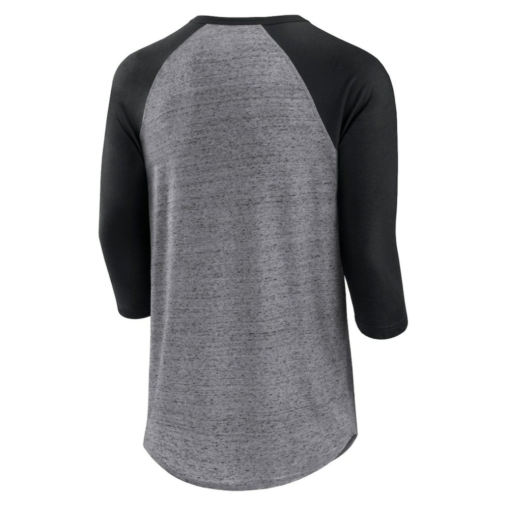 Chicago White Sox Fanatics Iconic Above Heat Speckled Raglan Henley 3/4 Sleeve T-Shirt Outlet