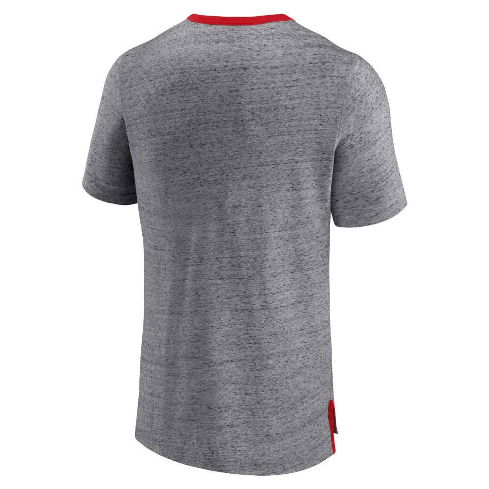 St. Louis Cardinals Fanatics Iconic Team Element Speckled Ringer T-Shirt Outlet