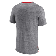 St. Louis Cardinals Fanatics Iconic Team Element Speckled Ringer T-Shirt Outlet