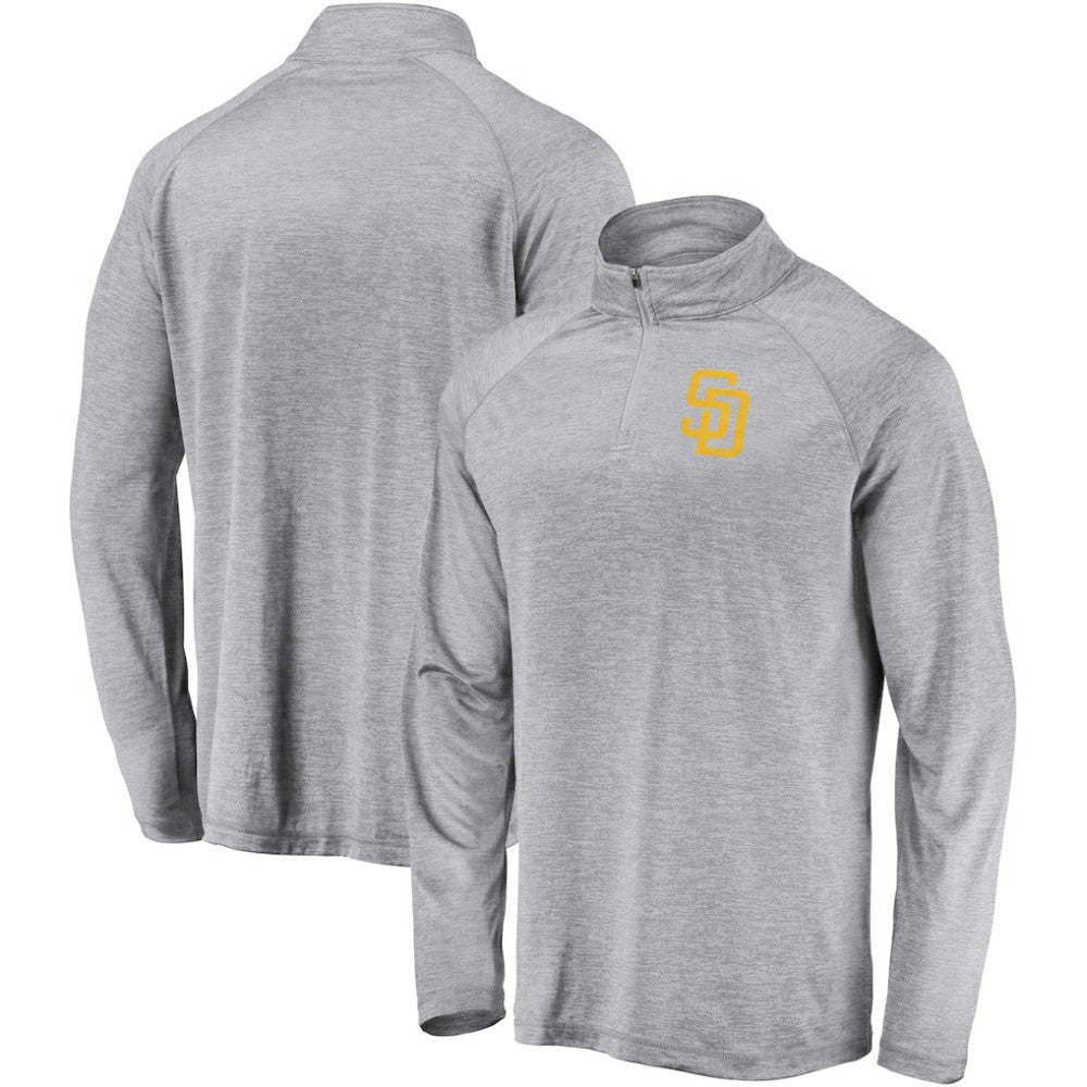 San Diego Padres Fanatics Primary Logo Quarter-Zip Raglan Jacket Sale