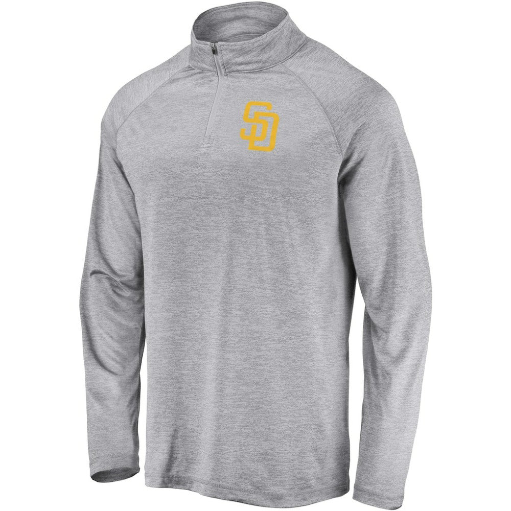 San Diego Padres Fanatics Primary Logo Quarter-Zip Raglan Jacket Sale