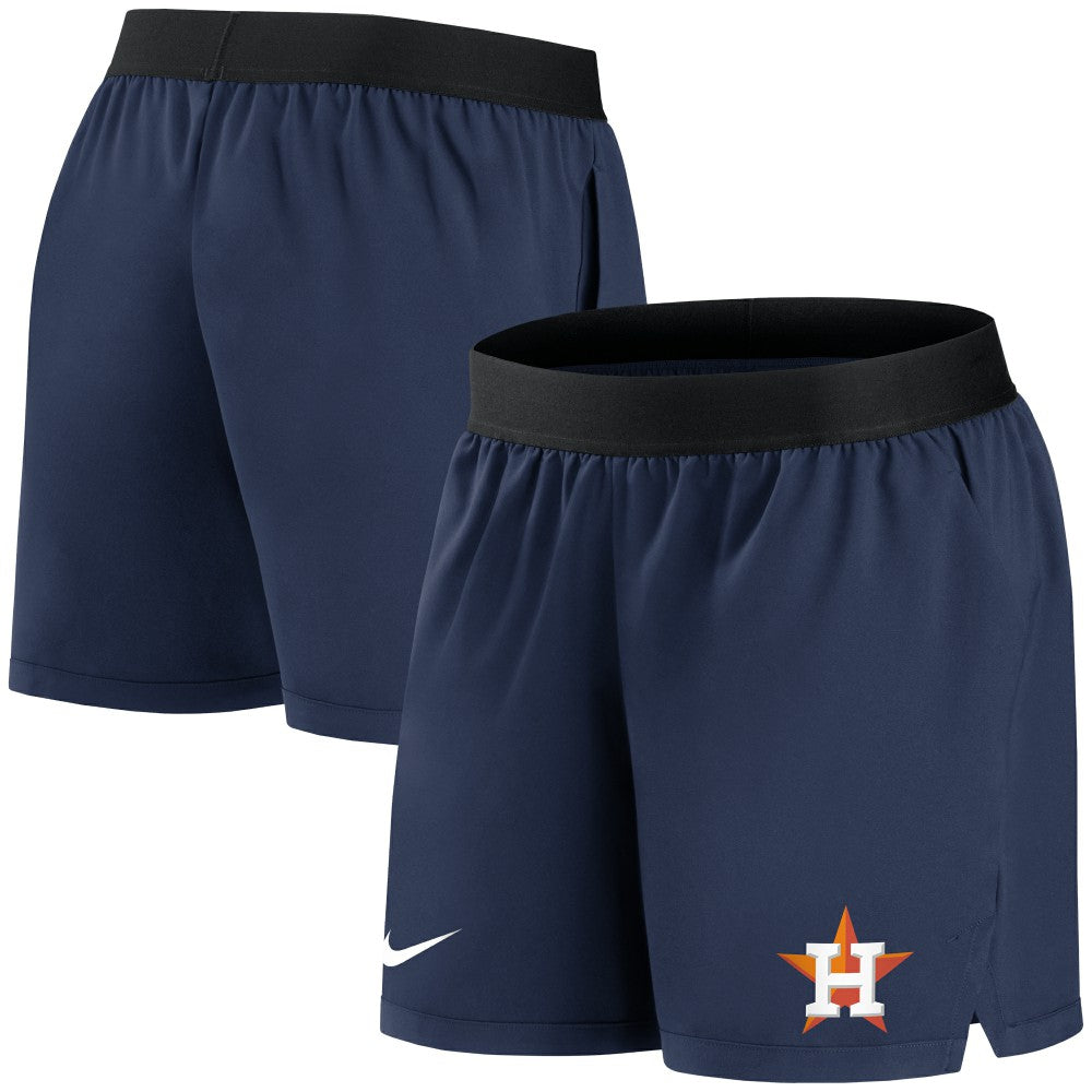 Houston Astros Nike Women's Authentic Collection Flex Vent Max Performance Shorts Discount
