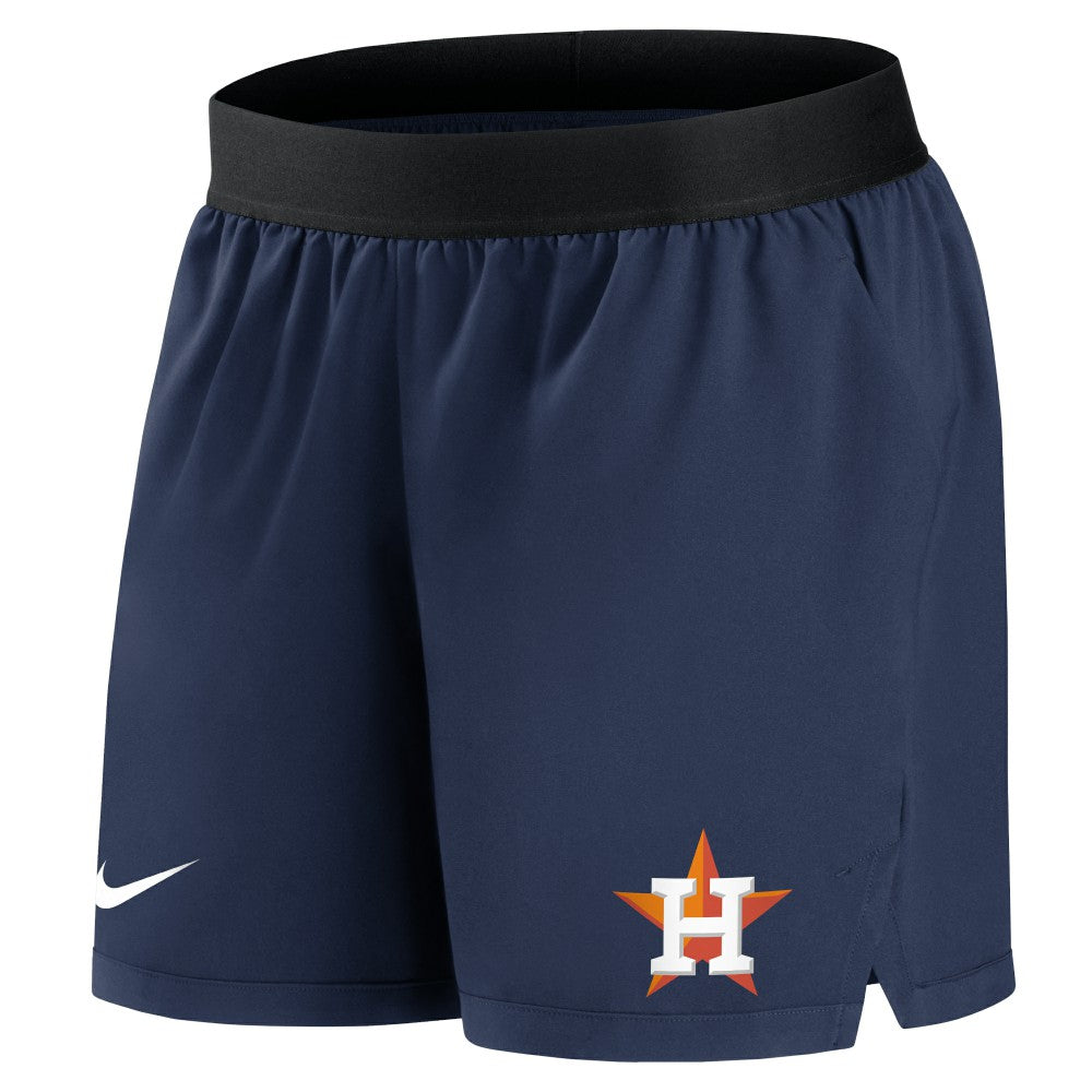 Houston Astros Nike Women's Authentic Collection Flex Vent Max Performance Shorts Discount