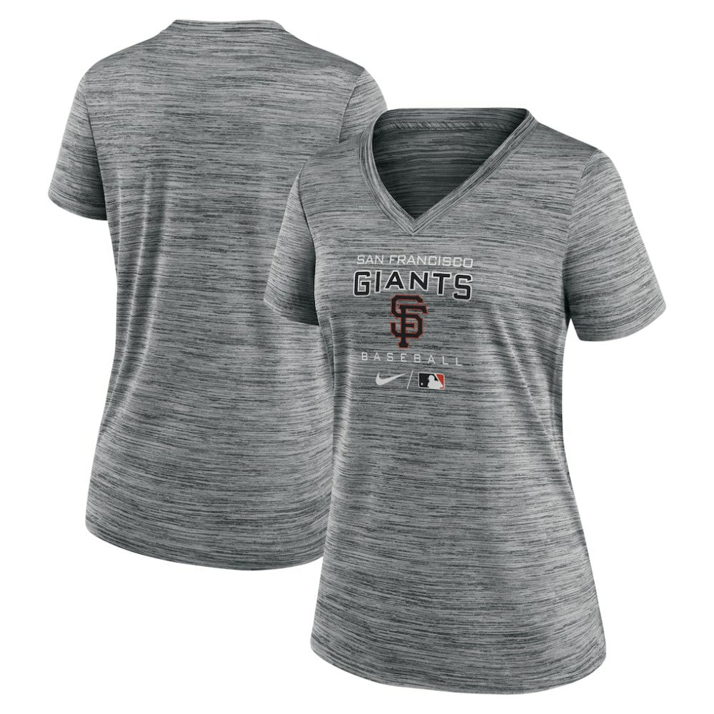 San Francisco Giants Nike Women's Authentic Collection Velocity Performance V-Neck T-Shirt Outlet