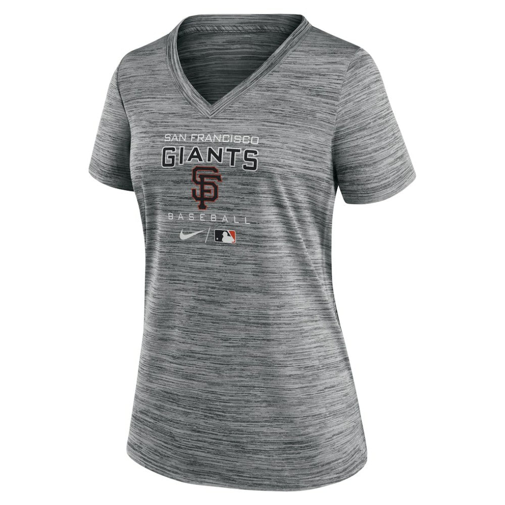 San Francisco Giants Nike Women's Authentic Collection Velocity Performance V-Neck T-Shirt Outlet