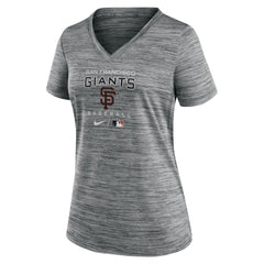 San Francisco Giants Nike Women's Authentic Collection Velocity Performance V-Neck T-Shirt Outlet