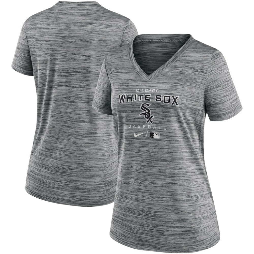 Chicago White Sox Nike Women's Authentic Collection Velocity Performance V-Neck T-Shirt Sale