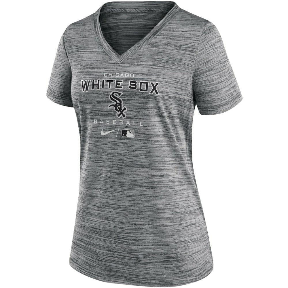 Chicago White Sox Nike Women's Authentic Collection Velocity Performance V-Neck T-Shirt Sale