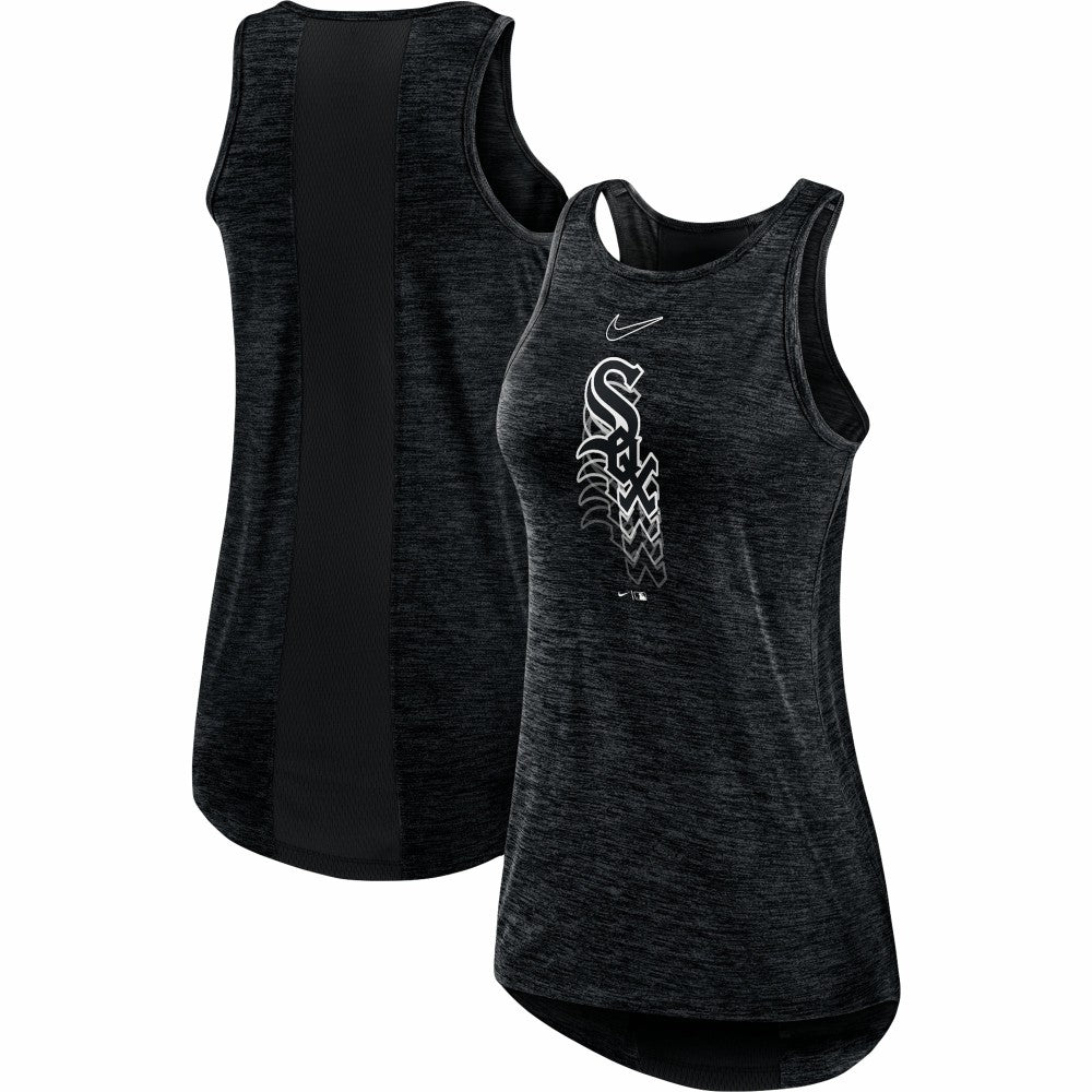 Chicago White Sox Nike Women's Logo Fade High Neck Performance Tank Top Sale