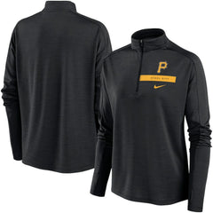 Pittsburgh Pirates Nike Women's Primetime Local Touch Pacer Quarter-Zip Top Discount