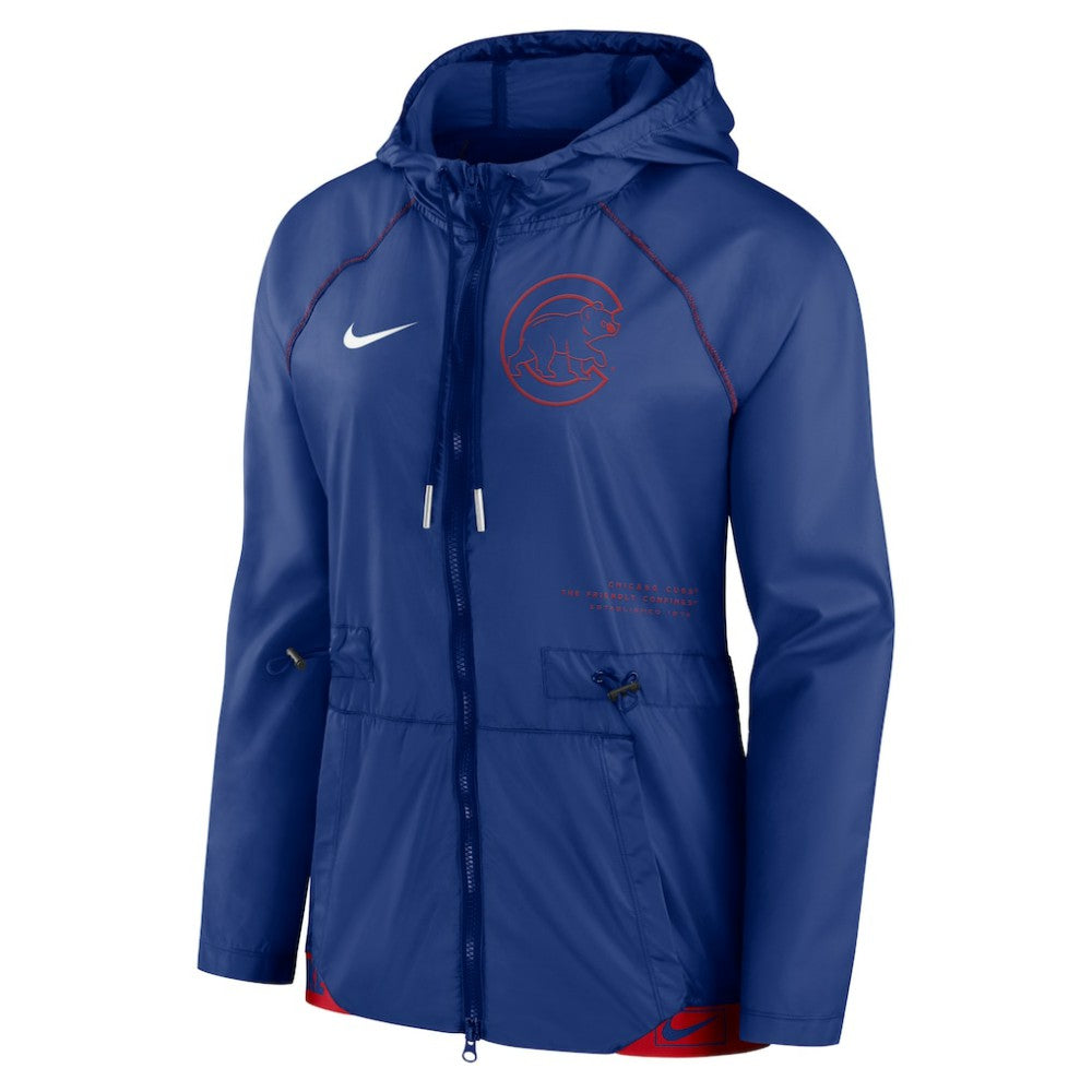 Chicago Cubs Nike Women's Statement Raglan Full-Zip Hoodie Jacket Online
