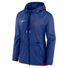 Chicago Cubs Nike Women's Statement Raglan Full-Zip Hoodie Jacket Online
