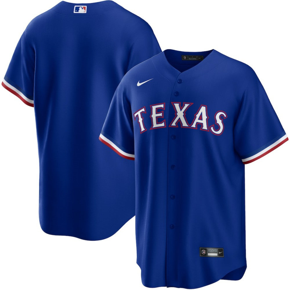Texas Rangers Nike Alternate Replica Team Logo Jersey Online