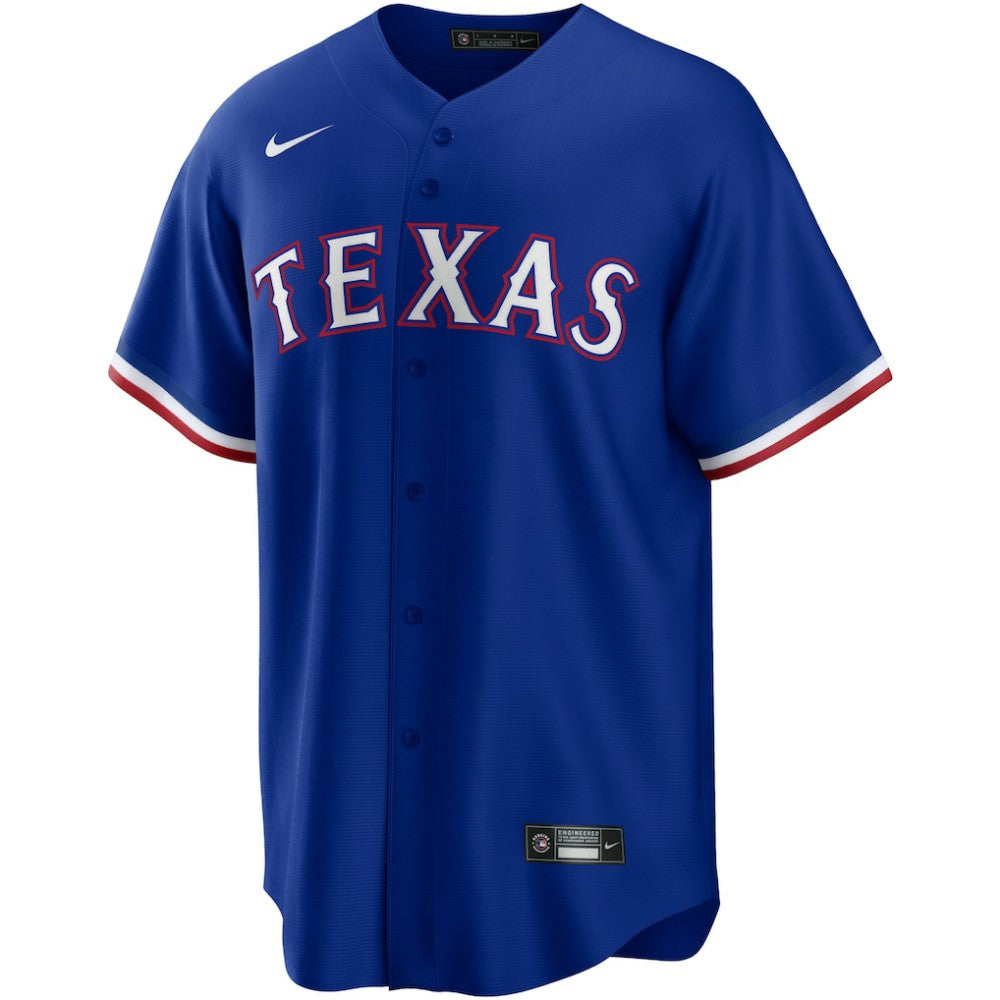Texas Rangers Nike Alternate Replica Team Logo Jersey Online