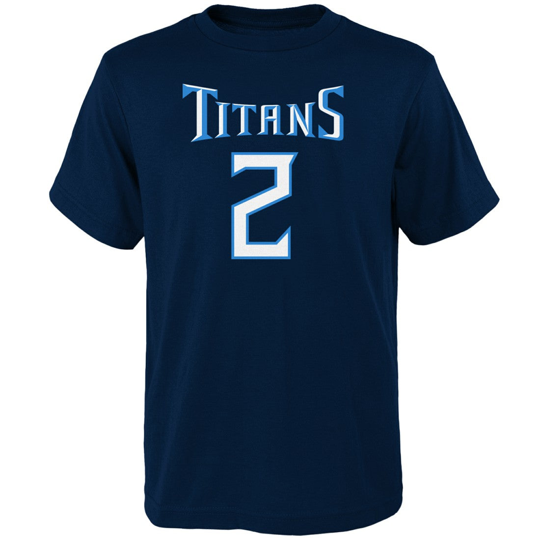 Julio Jones Tennessee Titans Youth Mainliner Player Name & Number T-Shirt - Navy - NFL