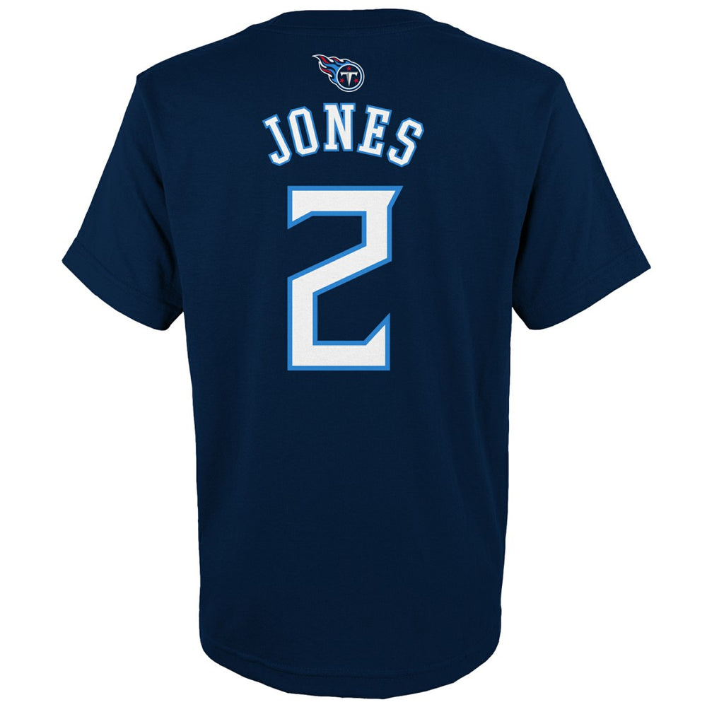 Julio Jones Tennessee Titans Youth Mainliner Player Name & Number T-Shirt - Navy - NFL
