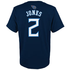 Julio Jones Tennessee Titans Youth Mainliner Player Name & Number T-Shirt - Navy - NFL
