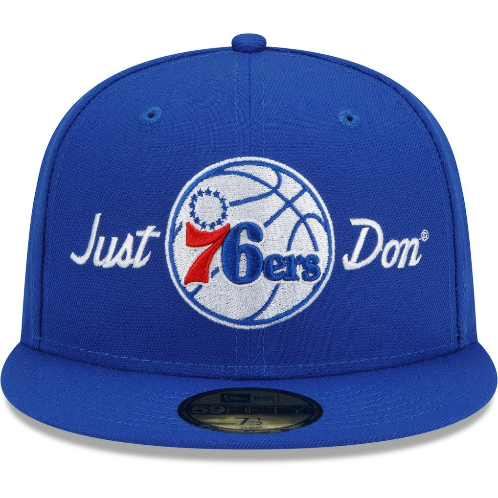 New Era Philadelphia 76ers x Just Don 59FIFTY Fitted Hat Royal