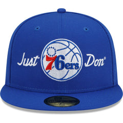 New Era Philadelphia 76ers x Just Don 59FIFTY Fitted Hat Royal