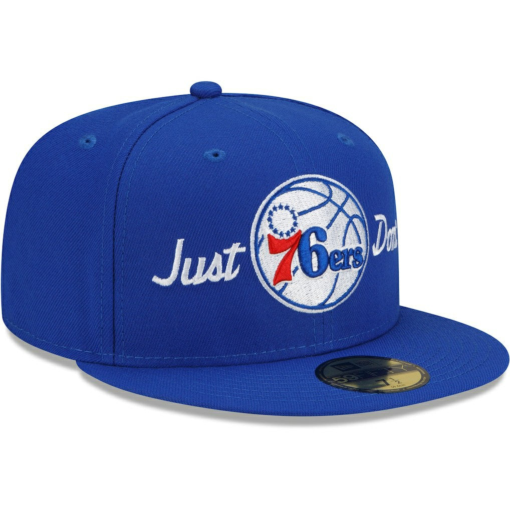 New Era Philadelphia 76ers x Just Don 59FIFTY Fitted Hat Royal