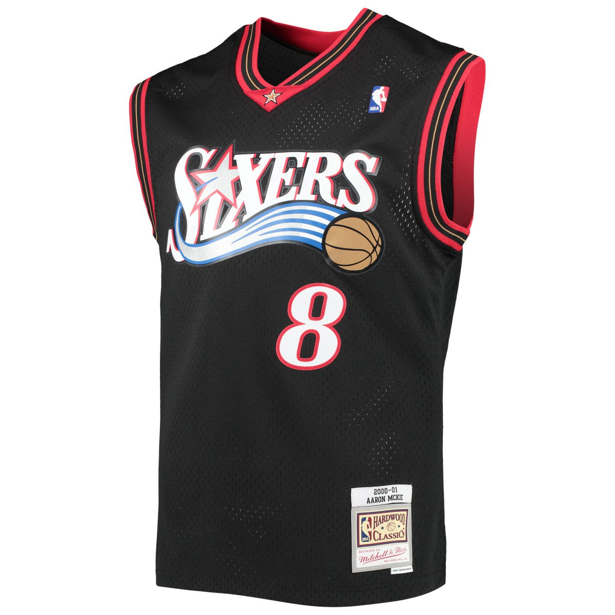 Mitchell & Ness Aaron McKie Philadelphia 76ers Hardwood Classics Swingman Jersey Black