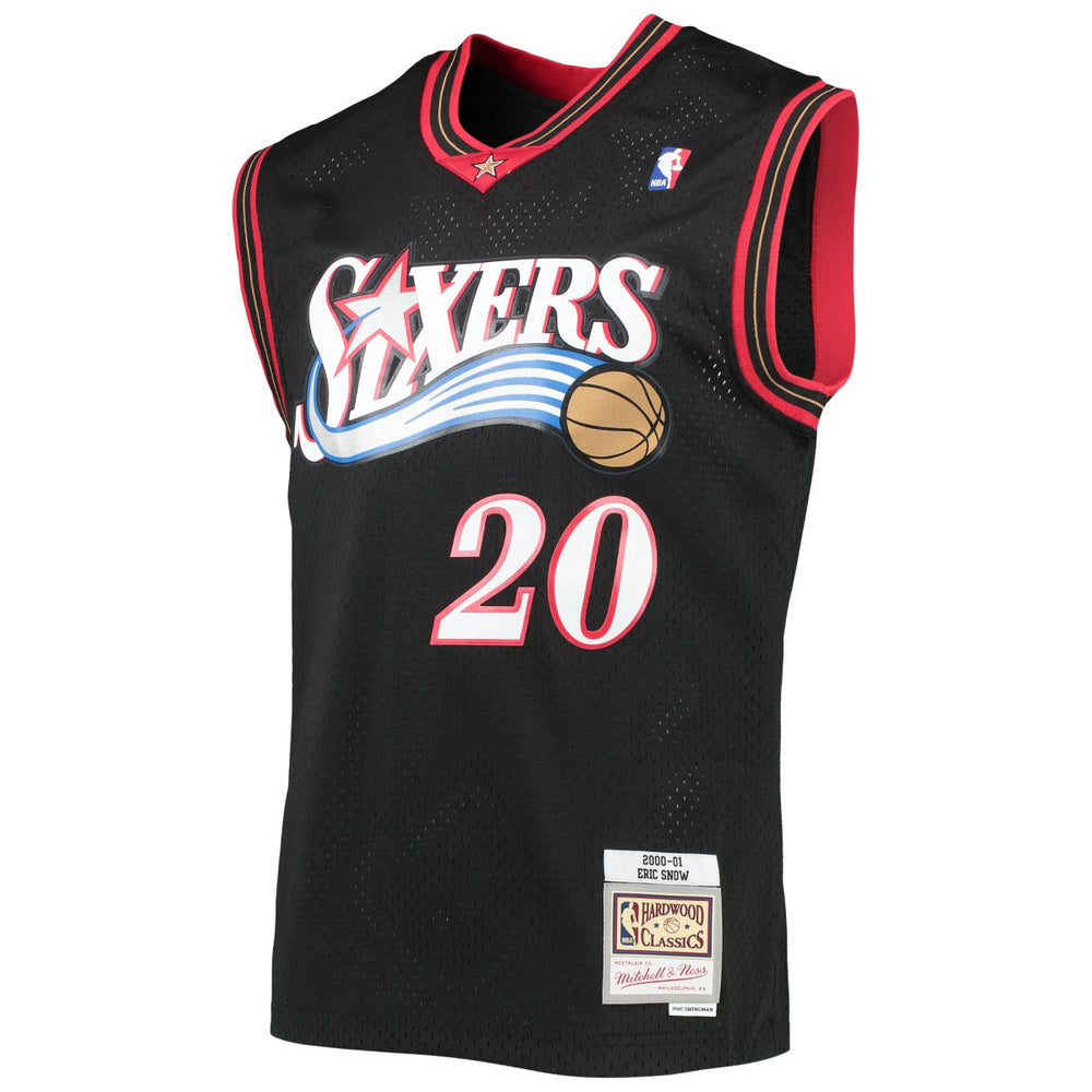 Mitchell & Ness Eric Snow Philadelphia 76ers 2000/01 Hardwood Classics Swingman Jersey Black