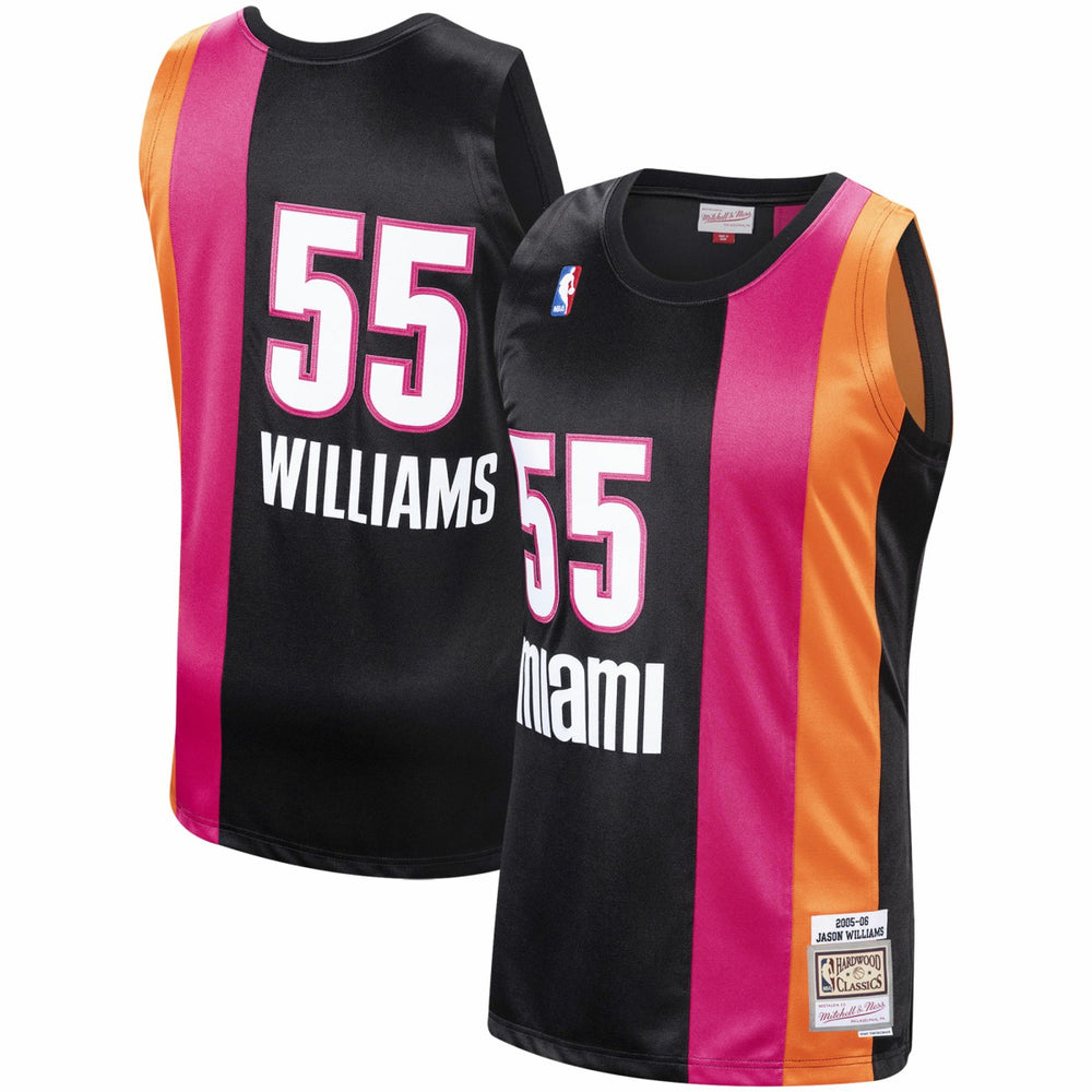 Mitchell & Ness Jason Williams Miami Heat 2005/06 Hardwood Classics Swingman Jersey Black