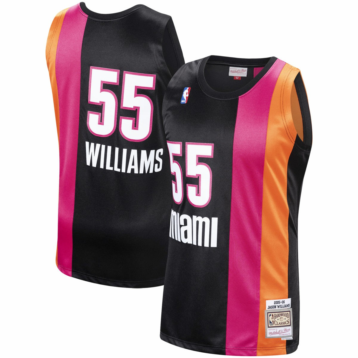 Mitchell & Ness Jason Williams Miami Heat 2005/06 Hardwood Classics Swingman Jersey Black