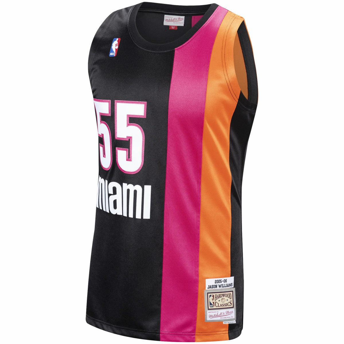 Mitchell & Ness Jason Williams Miami Heat 2005/06 Hardwood Classics Swingman Jersey Black