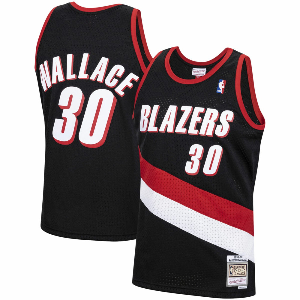Mitchell & Ness Rasheed Wallace Portland Trail Blazers 1999/00 Hardwood Classics Swingman Jersey Black