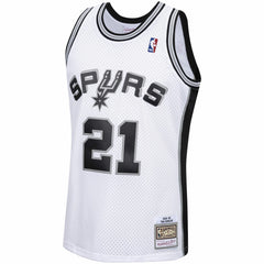 Mitchell & Ness Tim Duncan San Antonio Spurs 1998/99 Hardwood Classics Swingman Jersey White